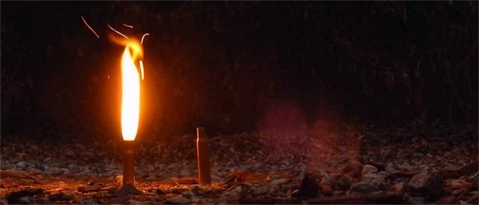 fuoco alla polvere in bossolo